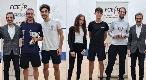Victòria del Club Natació Sant Andreu al Campionat de Catalunya per equips d’esquaix